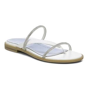 Vionic Prism Women's Sandal 9.5 Leather Jeweled Glam Arch Support Dress Shoes